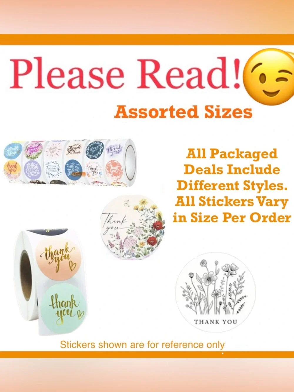 122pcs ~ Starter Package -24ct Clear Bags/48 Poly Bags & 50ct Stickers 🍋🆕🍋